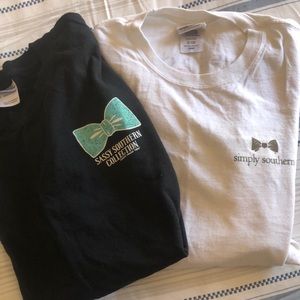 2 Simply Southern long sleeve T-shirts